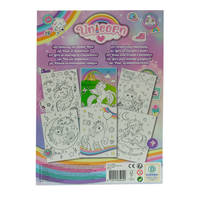 Unicorn kleur- en stickerboek Main Image - 1