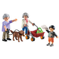 PLAYMOBIL City Life grootouders met kleinkinderen 70990 Main Image - 1