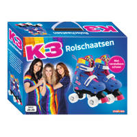 K3 rolschaatsen regenboog - maat 26/29 - donkerblauw productafbeelding 2