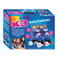 K3 rolschaatsen regenboog - maat 26/29 - donkerblauw productafbeelding 3