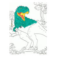 Dino World magische dubbele stiften - 10 stuks productafbeelding 3