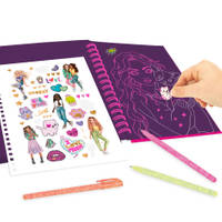 TOPModel neon Doodle kleurboek met neon stiften productafbeelding 3