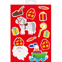 Sinterklaas raamstickers