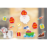 Sinterklaas raamstickers productafbeelding 2
