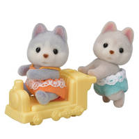 Sylvanian Families tweeling husky productafbeelding 2