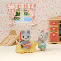 Sylvanian Families tweeling husky productafbeelding 4