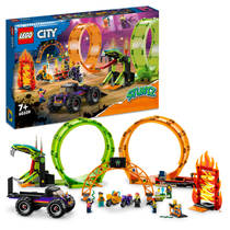 LEGO CITY Stuntz dubbele looping stuntarena 60339