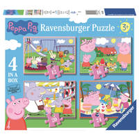 Ravensburger puzzel Peppa Pig - 12 + 16 + 20 +24 stukjes