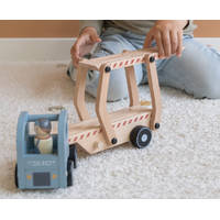 Little Dutch houten truck met oplegger + 4 auto's productafbeelding 5