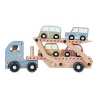 Little Dutch houten truck met oplegger + 4 auto's productafbeelding 7