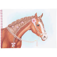 Miss Melody Style Your Horse kleurboek + 310 stickers Main Image - 2