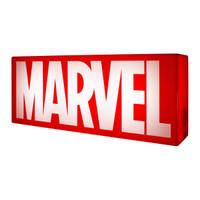 Marvel logo bureaulamp
