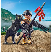 PLAYMOBIL 70878 KRIJGER MET PANTER