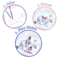 TOPModel Iceworld Create your Fantasy Friend kleur- en stickerboek productafbeelding 4