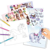 TOPModel Iceworld Create your Fantasy Friend kleur- en stickerboek productafbeelding 3