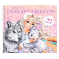 TOPModel Iceworld Create your Fantasy Friend kleur- en stickerboek