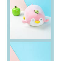 Miniso pluchen Liggende pinguïn met avocado - roze Main Image - 4