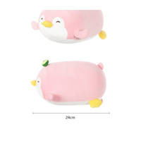 Miniso pluchen Liggende pinguïn met avocado - roze Main Image - 2