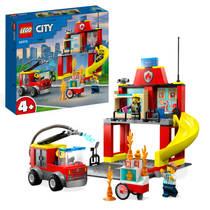 LEGO CITY brandweerkazerne en brandweerwagen 60375