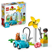 LEGO DUPLO windmolen en elektrische auto 10985