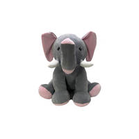 Zittende olifant knuffel - 50 cm