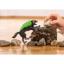 schleich ELDRADOR CREATURES Granieten wolf 70153 productafbeelding 2