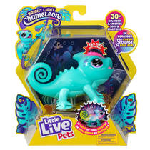 Little Live Pets Bright Light Kameleon Sunny - blauw