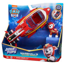 PAW Patrol Aqua Pups transformerend dolfijnen voertuig met Marshall Main Image - 3