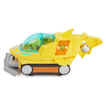 PAW Patrol Aqua Pups transformerend Hammerhead Shark voertuig met Rubble Main Image - 2