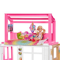 Barbie vakantiehuis met pop productafbeelding 4