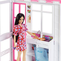 Barbie vakantiehuis met pop productafbeelding 5