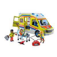 PLAYMOBIL City Life ambulance met licht en geluid 71202 productafbeelding 10