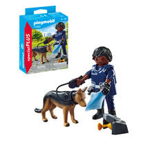 PLAYMOBIL SpecialPLUS politieagent met speurhond 71162