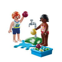 PLAYMOBIL SpecialPLUS kinderen met waterballonnen 71166 productafbeelding 2