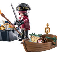 PLAYMOBIL SP 71254 PIRAAT MET ROEIBOOT