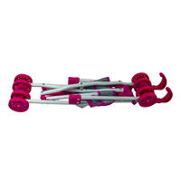 Jollylife poppenwagen - roze productafbeelding 2