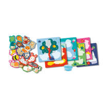 SES My First waar woon ik? Dieren plakken set productafbeelding 3