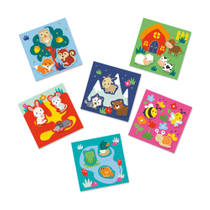 SES My First waar woon ik? Dieren plakken set productafbeelding 5