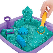 Kinetic Sand glinsterend zandkasteel speelset productafbeelding 2