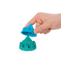 Kinetic Sand glinsterend zandkasteel speelset productafbeelding 4