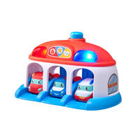 Teamsterz Tiny Tumble garage met 3 auto's productafbeelding 2