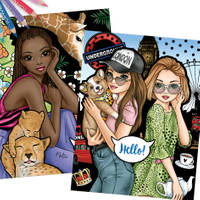 TOPModel Colour & Design kleurboek productafbeelding 6