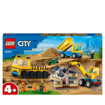 LEGO CITY 60391 BOUWVRACHTWAGEN EN SLOOP