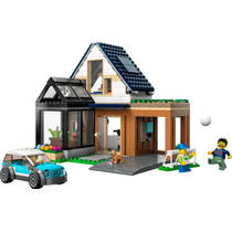 LEGO CITY familiehuis en elektrische auto 60398 Main Image - 2