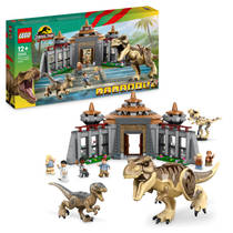LEGO Jurassic Park bezoekerscentrum: T. rex & Raptor aanval 76961