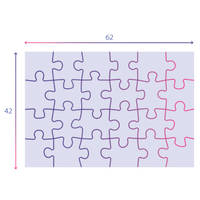 Clementoni Gabby’s Poppenhuis Super Color puzzel feest maxi - 24 stukjes productafbeelding 4
