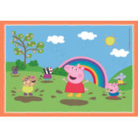 Clementoni Peppa Pig 4-in-1 puzzelset - 12 + 16 + 20 + 24 stukjes Main Image - 4