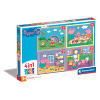 Clementoni Peppa Pig 4-in-1 puzzelset - 12 + 16 + 20 + 24 stukjes productafbeelding 8