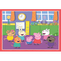 Clementoni Peppa Pig 4-in-1 puzzelset - 12 + 16 + 20 + 24 stukjes Main Image - 2