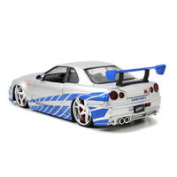 Jada Fast and Furious Brians 2002 Nissan Skyline GT-R R34 - 1:24 productafbeelding 8